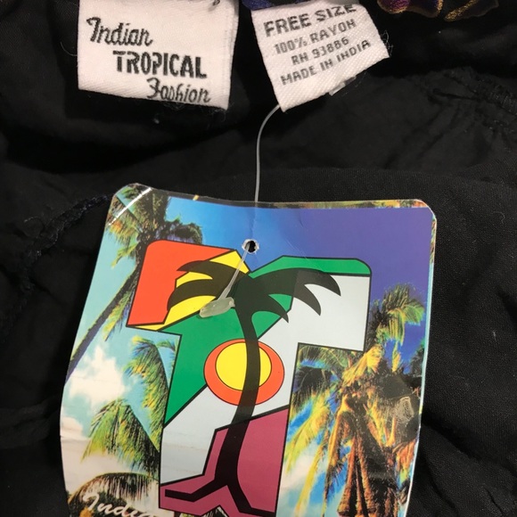 NWT Tropical Multicolor Ruffle Skirt - Picture 3 of 3